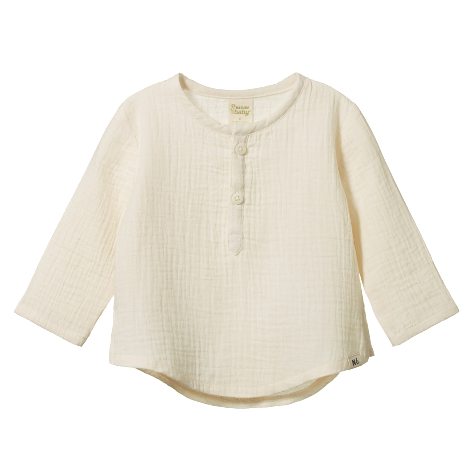 Nature Baby Crinkle Muslin Caravan Shirt